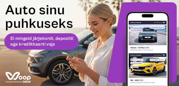 Auto teie puhkuseks